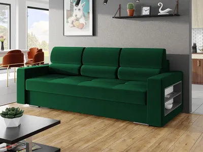 Obrázok produktu pre Pohovka s úložným priestorom EVERETT - zelená