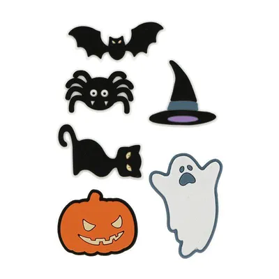Produktbild von 6 Gummiaufkleber - Halloween