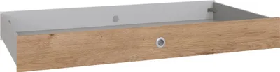 Produktbild von Bettschubkasten >Gotland< in Plankeneiche Nachbildung - 71x17x137cm (BxHxT)