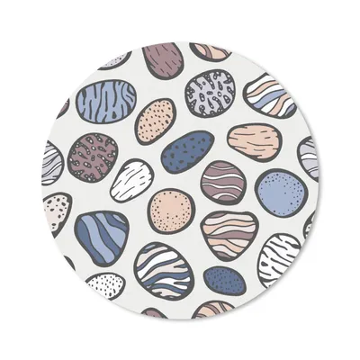 Produktbild von MuchoWow® Mauspad Mousepad Steine - Muster - Zen 20x20 cm - Mousepads - Maus Mat - Pad - Mausunterlage - Schreibtischmatte