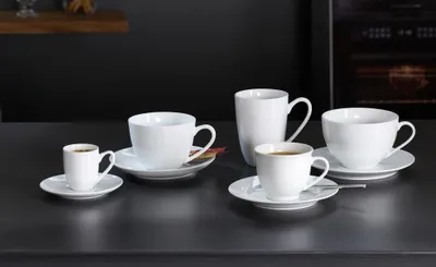 Produktbild von Cappuccinotasse 300ml 4er Set Bianco