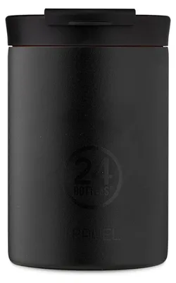 Produktbild von 24Bottles 24B629, 350 ml, Tägliche Nutzung, Schwarz, Edelstahl, 24 h, 6 h
