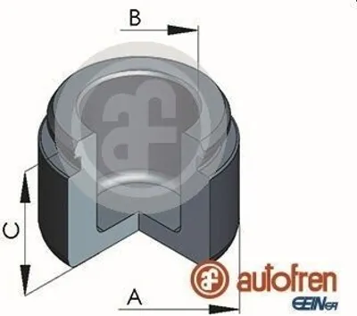Produktbild von AUTOFREN SEINSA Bremssattel-Kolben für ALFA ROMEO 147 (937) 38mm Aluminium