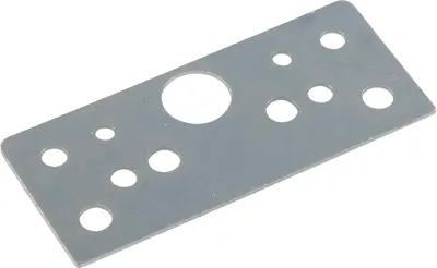 Produktbild von Marchesi Distanzplatte 1mm, für Zusatzschloss, 70x30mm, Stahl verzinkt