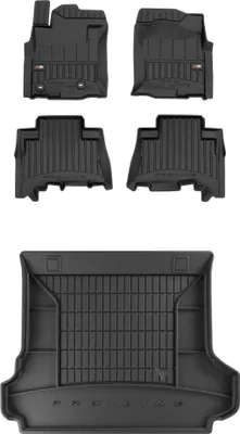 Produktbild von FROGUM Gummimatten Autofußmatten + Kofferraummatte für Toyota Land Cruiser J150