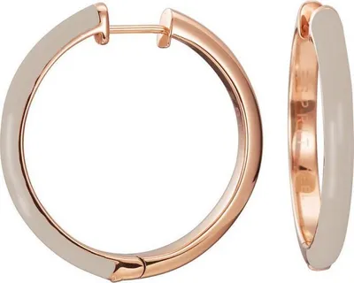 Produktbild von Esprit Damen Ohrringe Creole Edelstahl Rosé Fancy beige ESCO11656I000