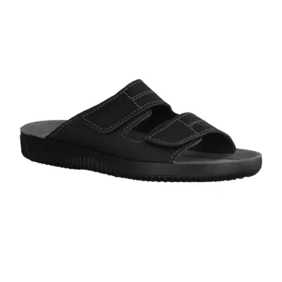 Produktbild von Rohde 1987 Soltau H Schuhe Sandalen Pantoletten Leder Clogs, Größe:42 EU, Farbe:Schwarz