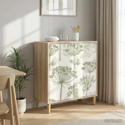 Zdjęcie produktu dla Komoda boczna vidaXL GOTHA, Sonoma, 69 x 33 x 75 cm, płyta wiórowa