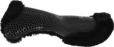 Immagine prodotto di Acavallo Gel Pad Front Riser lato inferiore in pelle di pecora, colore:nero/nero