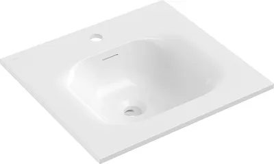 Produktbild von Mexen Vela Waschbecken für den Einbau in die Arbeitsplatte 51 x 46,5 cm, weiß glänzend - 25235000