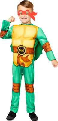 Immagine prodotto di amscan 9909135-9 Costume da bambino TMNT - Teenage Mutant Ninja Turtle : 3-4 anni Taglia: 3-4 anni