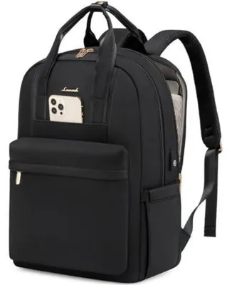 Produktbild von Rucksack Damen Groß 17,3 Zoll Laptop Schulrucksack Teenager Mädchen mit Laptopfach Reiserucksack Handgepäck Schwarz