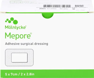 Produktbild von Mepore Wundverband steril 5x7 cm 60 St