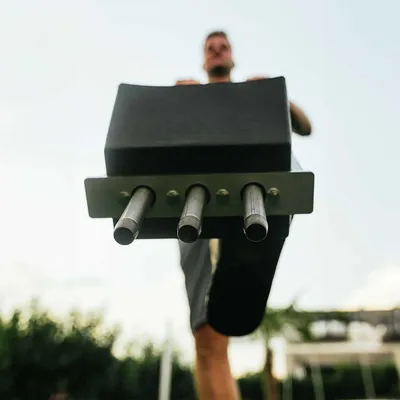 Produktbild von Handaerator – Rasenlüfter – Lüfteraufsatz – Rasendichtgerät – Belüfter – 3 Hohlspaten, 20 mm