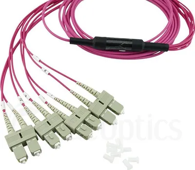 Productafbeelding van BlueOptics SFP5142FU3MKB, 3 meter, OM4, 4x SC, MPO
