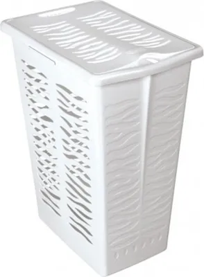 Produktbild von Zebra 30L 1401 Weiss Branq Wäschekorb