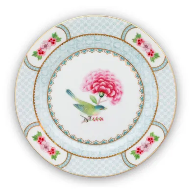 Produktbild von Pip Studio Kuchenteller Blushing Birds Weiß Ø17 cm