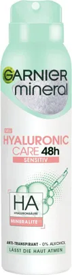 Produktbild von Garnier - Hyaluronic Care Mineral Antitranspirant – 48 Std. Sensitiv