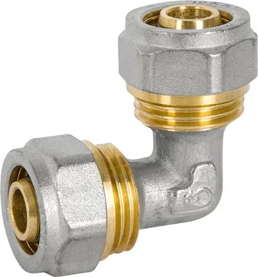 Immagine prodotto di Gomito Pex-Al-Pex Cromo 25*20 Doppio