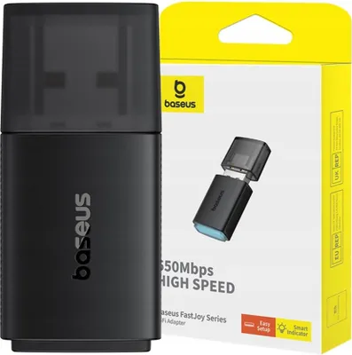 Immagine prodotto di Adattatore Wifi Baseus Fastjoy 650Mbps (Czarny)