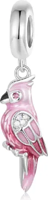 Produktbild von Gnoce Charm Papagei IJC020 Silber