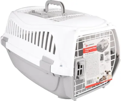 Produktbild von Flamingo Transportbox Globe 1 grau, Maße: 33 x 51 x 31 cm