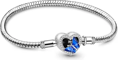 Produktbild von Gnoce Armband Schmetterling GNB069-21 Edelstahl/Silber