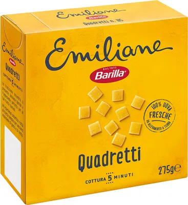 Produktbild von 24x Pasta Barilla - Emiliane - Quadretti N.115 - 275g - Italienische Eiernudeln