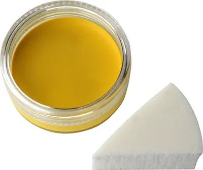 Produktbild von Premium Aqua Make Up Gelb 14g mit passenden Schwamm