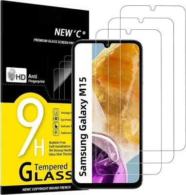 Obrázok produktu pre Pancierované ochranné sklo pre Samsung Galaxy M15 5G s tvrdosťou 9H ultra-clear