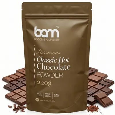 Produktbild von BAM Klassische Heiße Schokolade - Trinkschokolade – Heiße Schokolade – 220 g