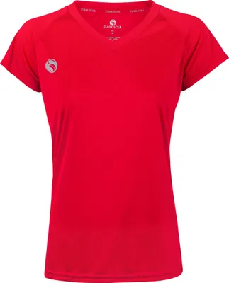 Produktbild von Stark Soul® Damen Sport Shirt Trainingsshirt XXL Rot