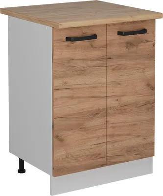 Image de Meuble bas de cuisine Vicco R-Line Chêne de force doré 60cm PT Chêne, Model 52258