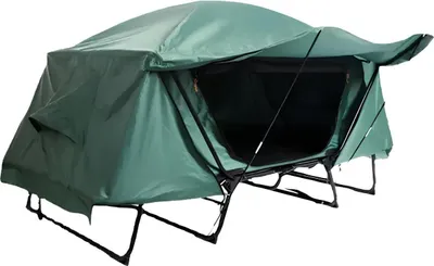 Obrázek produktu pro Skládací stan RESTEQ se stříškou, jednolůžkový 210x80x120 cm