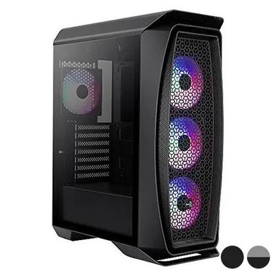 Produktbild von Gehäuse Semitour Mikro ATX / Mini ITX / ATX Aerocool Aero One Frost RGB LED Ø 12 cm