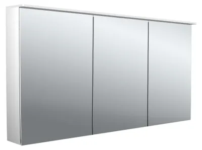Image de emco puree 2 Armoire de toilette avec éclairage LED design avec panneau lumineux, 3 portes, 1400x711x153mm, 979705406