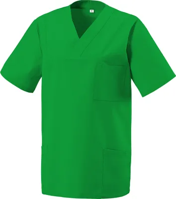 Produktbild von Medizinischer Schlupf-Kasack, Uni, kurzarm, V-Ausschnitt, für Klinik, Pflege, Praxis