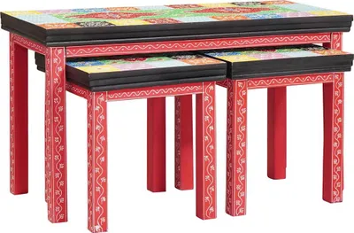 Zdjęcie produktu dla Stolik końcowy 2 pcs Wielokolorowe