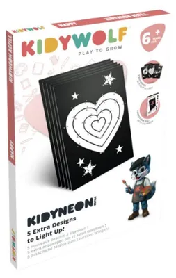 Produktbild von Kidywolf Experimentierkasten Nachfüllpackung für Kidyneon - Happy
