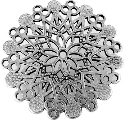 Produktbild von Minott Schmuck Anhänger | Blume / Blüte > Messing, versilbert 36897