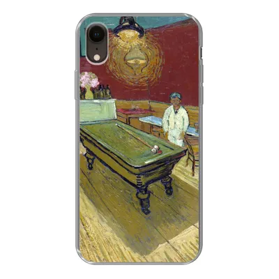 Produktbild von MuchoWow® Handyhülle Schutzhülle Hülle für iPhone XR Das Nachtcafé - Vincent van Gogh Silikon Softcase Handy Hülle - Schutzdeckel