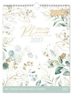 Produktbild von Familienplaner XXL Blattgold 2027