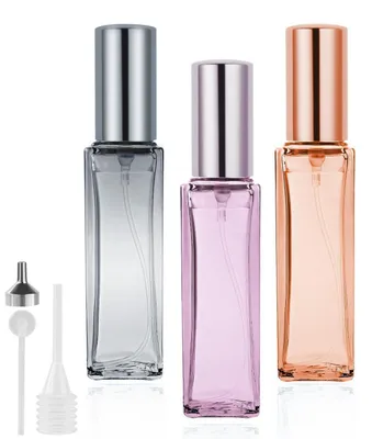 Produktbild von Parfümzerstäuber 20ml, 3 Stück, nachfüllbar, Glas, für Reise