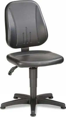 Produktbild von Bimos Arbeitsdrehstuhl Unitec mit Gleitern Kunstleder Sitz-Höhe 440-620mm - 9650-   551