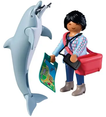 Produktbild von 72091 Animals & Friends Zoo: Delfin und Besucherin
