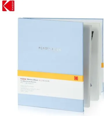 Immagine prodotto di KODAK 9891314 - Album fotografico con 20 pagine adesive, formato 23,5x27 cm, blu