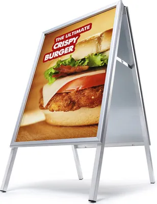 Produktbild von Showdown Displays Kundenstopper Standard - DIN A0 - Gehrungsecken