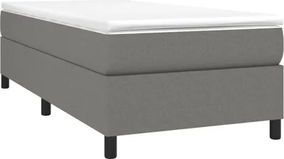 Produktbild von vidaXL Boxspringbettgestell Dunkelgrau 80x200 cm Stoff