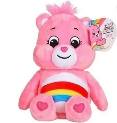 Produktbild von Care Bears Plüschtier 22 cm Cheer Bear (Hurrabärchi) Kuscheltier