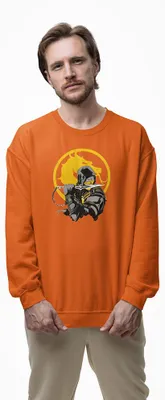Produktbild von D&B Design Uni Pullover SWMO00036 Mortal Kombat Orange-Größe 3XL
